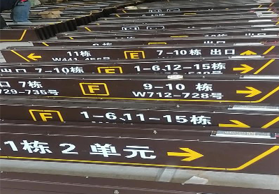 广元广告标识中，常见的几种安装方式。