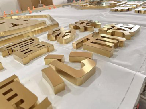 广元拉丝不锈钢字的特点。