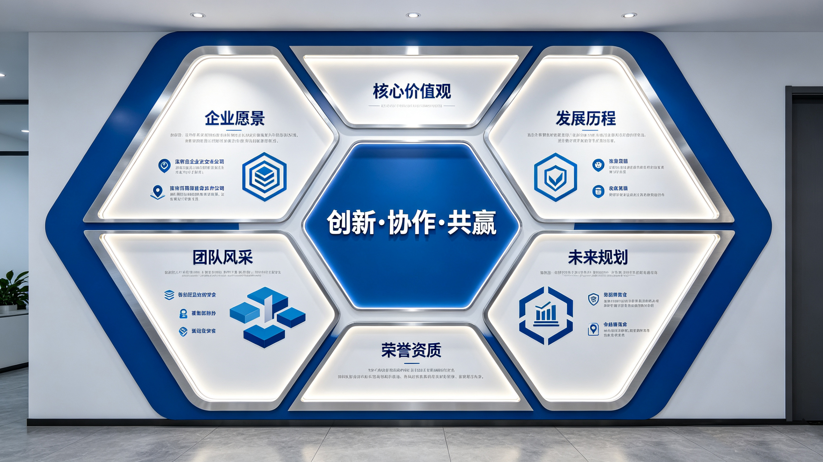 广元企业文化墙六边形避坑指南（新手常犯5个错误）